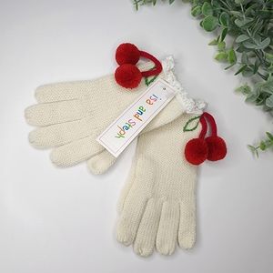 Toddler Girls Knitted Gloves